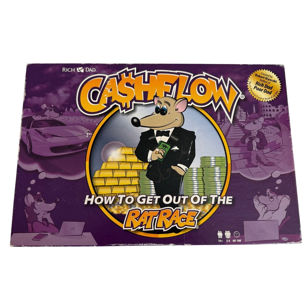 Rich Dad Cashflow Board Game How to Get Out of the Rat Race Robert Kiyosaki